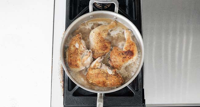 cooking chicken in sauce