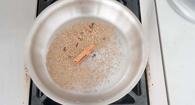 toasting spices