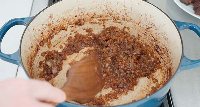 caramelizing onions