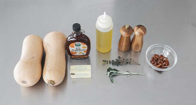 hasselback butternut squash ingredients