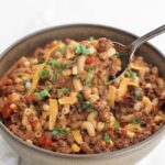 texas goulash in a bowl