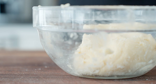 a beurre manie in a bowl