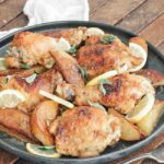 greek lemon chicken and potatoes