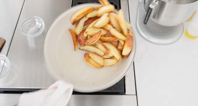 sauteing potatoes