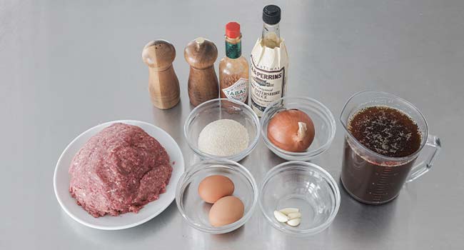 hamburger steak ingredients