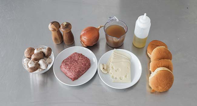 mushroom swiss burger ingredients