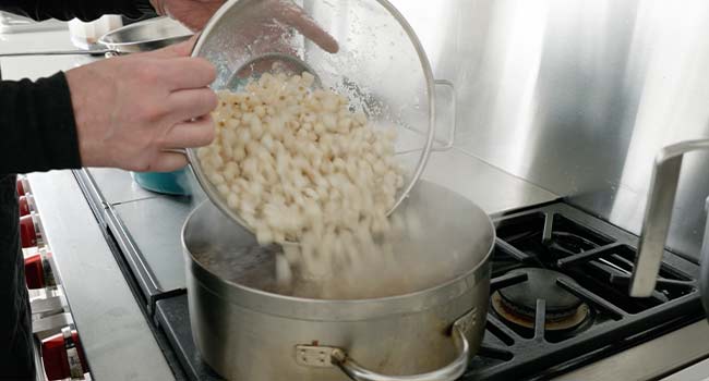 adding hominy to broth