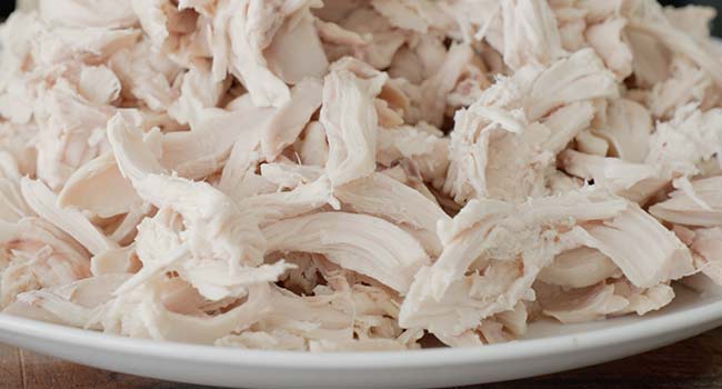 shredded chicken